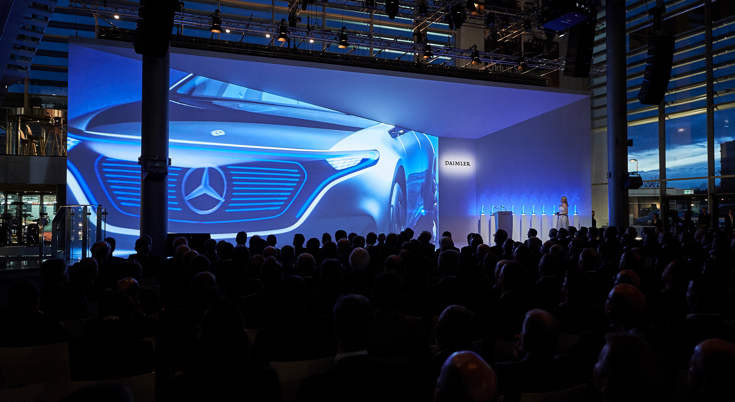 Siegelwerk für Daimler AG Bühnengestaltung