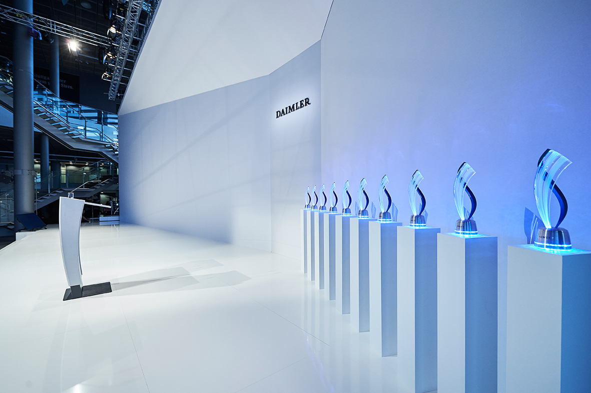 Siegelwerk für Daimler AG Awards Stele