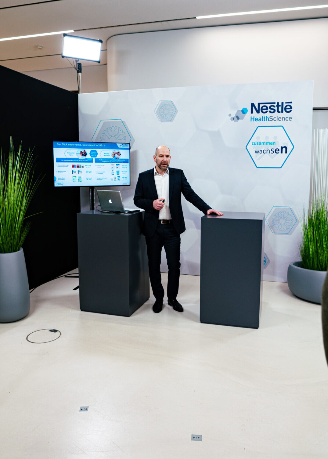 Nestlé Health Science Streamevent Speaker Stele